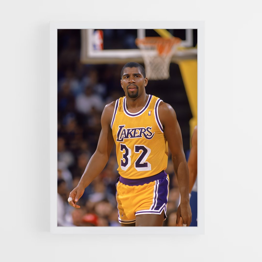 Poster Magic de johnson – affiche Basketball (vue 3)